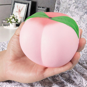 Nouvelle coussinnette anti-stress en PU rose de 4 pouces, parfumée à la crème, à remontée lente, pour filles de 14 ans et plus - Product Image 3