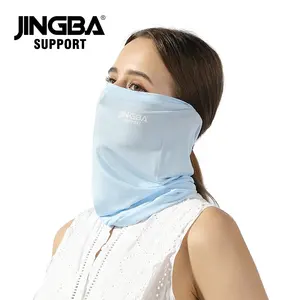 JINGBA-Bandana cómoda sin costuras para hombres y mujeres, pañuelo de protección UV para la cabeza y el cuello, 8055
