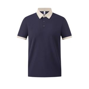 Polo pour femme noir en maille gaufrée, séchage rapide, tenue décontractée d'été - Product Image 3