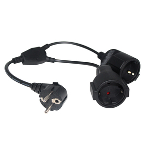 Cáp Nối Dài Nguồn Điện EU 3C Đầu Nối Ổ Cắm Dây Cee 7/7 Châu Âu Đầu Cắm Dây Ac 3 Chấu <span class=keywords><strong>Schuko</strong></span> - Product Image 6