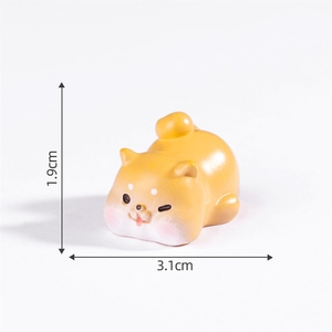 Poupée chiot mignonne et <span class=keywords><strong>coquine</strong></span> Weij Landscape, accessoires décoratifs pour maison de poupée, mini décorations de bureau, petites décorations - Product Image 6