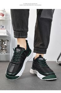 Zapatos Deportivos de Moda para Hombre, Estilo Urbano, con Bloques de Color, Transpirables, Antiolor, Impermeables, para Caminar en Verano - Product Image 5