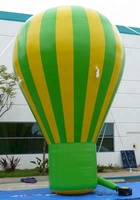 Décorations de ballons gonflables en PVC de 8 à 10 pieds, rouge/blanc/noir ou couleurs personnalisées pour événements/fêtes/mariages/Noël
