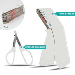 Medizinische chirurgische Chirurgie Wunde 35W Einweg-Steril stich Haut Naht hefter und Heft klammer entferner - Product Image 4