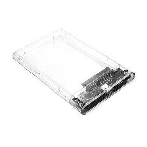 เคสฮาร์ดดิสก์ภายนอกขนาด 2.5 นิ้ว USB 2.0 SATA กล่องพลาสติกใสสำหรับจัดเก็บข้อมูลแล็ปท็อป - Product Image 5