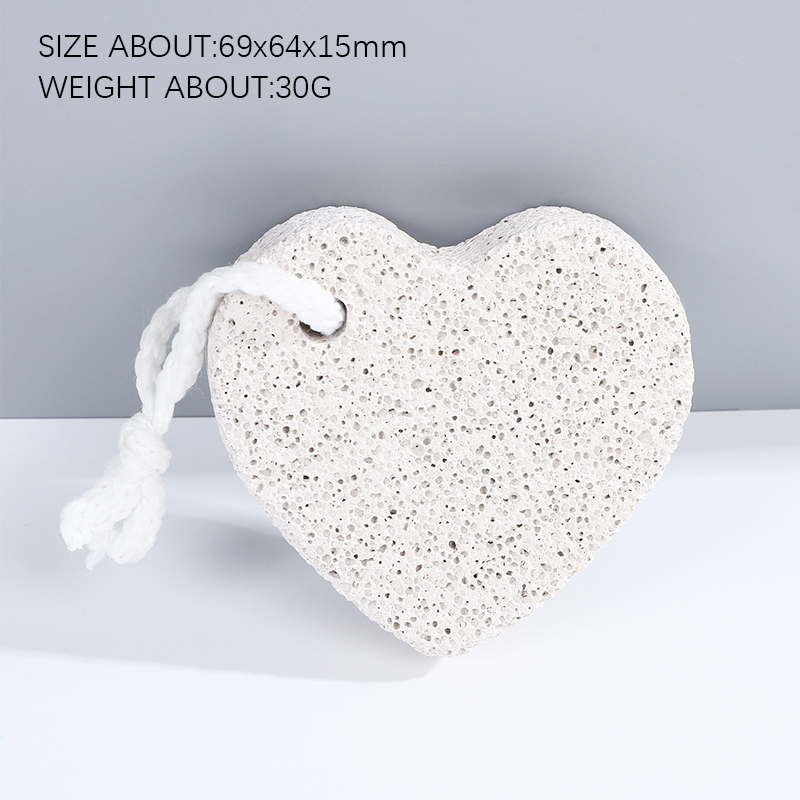 En forme de coeur blanc