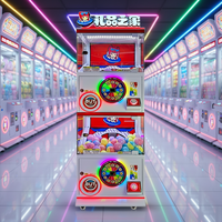 Machine Gacha double couche, machine à cadeaux commerciale, machine d'arcade à boîte mystère à code QR, personnalisable