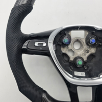 Nouveau produit phare : Volant perforé en cuir et fibre de carbone pour Volkswagen VW Passat Golf 7
