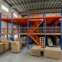 Système d'étagères de stockage industriel en acier pour entrepôt, installation rapide, étagères de mezzanine, fournisseur d'usine