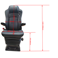Siège pivotant pour camping-car à suspension mécanique 360° °   Siège rotatif pour camping-car, conversion de fourgonnette, pour conducteur et passager, OEM/ODM