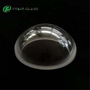 Cubierta de cúpula óptica de vidrio de borosilicato OEM para cámaras IP de exterior, carcasa impermeable resistente a los rayos UV, revestimiento antirreflectante - Product Image 5