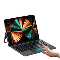 Keyboard Lipat Pintar Mekanik Touchpad Nirkabel RGB Backlit Anti Tumpah Magic Split untuk iPad Pro 11 Inch Model Terbaru Scissor