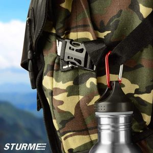 STURME Aluminum D Ring Carabiners Clip D Shape Spring Loaded Gate <b>Small</b> Keychain Carabiner Clip Set Outdoor Camping Mini <b>Lock</b> Sn - Product Image 5