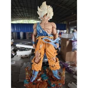 Modelo de <span class=keywords><strong>Arcilla</strong></span> para Impresión 3D al por Mayor, Figura de Resina de Goku de Dragon Ball, Estatua de Goku de Anime, Figura de Vegeta de Dragon Ball Z - Product Image 2