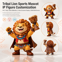 Figura de León Personalizada Weimeitoy, Mascota de Vinilo PVC, Estatua de Animal para Eventos Deportivos y Culturales, Mercancía Oficial