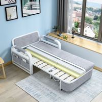 HANYEE Sofá Cama de 2 Plazas de Tela Gris Muebles de Sala de Estar de Estilo Moderno con Esponja Nuevo Diseño