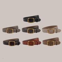 Ceinture Yonger, accessoire de mode, ceinture classique en jean, ceinture en cuir véritable pour femmes