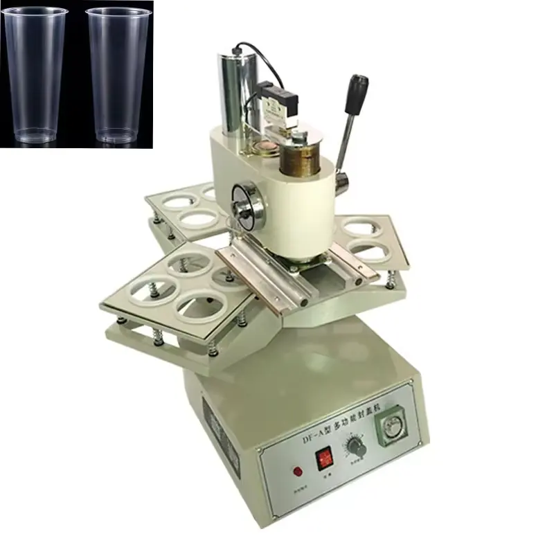 Automatische heiße Aluminiumfolien-Dose Deckel Honig Blase Teebecher-Befüllung Becher Heißverschlussmaschine