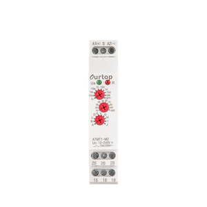 Relé de Tiempo Modular Multifunción Miniatura Sellado de Baja Potencia GRT8-M1 16A AC230V o AC/DC 12-240V para OEM ODM - Product Image 1