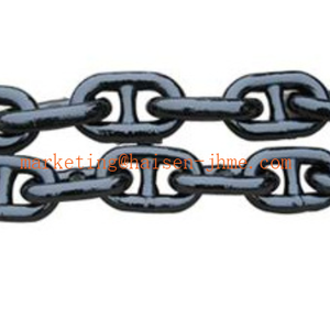 Livraison rapide Flash soudé <span class=keywords><strong>peinture</strong></span> noire CM690 matériel chaîne d'<span class=keywords><strong>ancre</strong></span> <span class=keywords><strong>marine</strong></span> avec goujon fourni en usine pour les navires - Product Image 2
