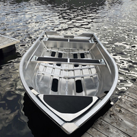 Fabricants d'origine, bateau de pêche en aluminium à excellente stabilité, bateau en aluminium à navigation douce à vendre