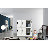 Armoire en métal bon marché de bureau personnalisé de fournisseur chinois armoire à vêtements armoire en acier pour porte d'école armoire de rangement casier