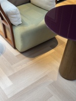 Interlock PVC-Vinylplanken mit Holzmaserung, Fischgrätmuster, verschleißfest, für Innenbereiche, Küche, Schlafzimmer, Büro, luxuriöser Vinylplanken-SPC-Bodenbelag