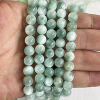 Ange vert/vert Larimar perles de pierres précieuses naturelles 4-12mm perles de pierre en vrac pour la fabrication de bijoux vert 4 6 8 10 12mm