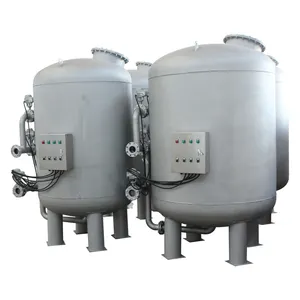 Auto / Manual Backwash Quartz Sand Filter for Water Treatment