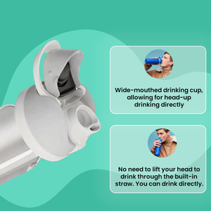 Bouteille d'eau isotherme en acier inoxydable FreeSip Sway de 30 oz avec <span class=keywords><strong>bec</strong></span> verseur bidirectionnel, paille intégrée et poignée de seau offerte - Product Image 6