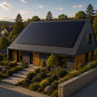 Panneaux solaires MULOYAL 470W de type N, 23,6 %, verre trempé de 3,2 mm, modules photovoltaïques entièrement noirs, sans PID, sans LeTID, résidentiels