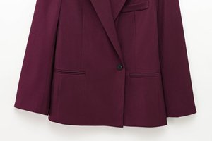 Bộ vest nữ 2 mảnh thời trang công sở, kiểu dáng thanh lịch, áo khoác vest cổ điển tay dài + quần, bộ vest nữ - Product Image 4