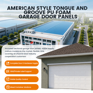 <span class=keywords><strong>Porte</strong></span> <span class=keywords><strong>de</strong></span> <span class=keywords><strong>garage</strong></span> sectionnelle en acier isolée, finition grain <span class=keywords><strong>de</strong></span> bois, pour usage résidentiel, vente en gros, OEM, certifiée CE - Product Image 2