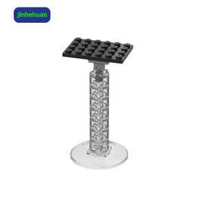 Kreative Baustein-Spielzeuge, Zusammengebaute ABS <span class=keywords><strong>Mini</strong></span> Modell Spielzeugautos Display Ständer Montage für Kinder Baustein-Sets - Product Image 1