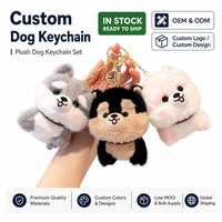 Chien en peluche en peluche sibérien Husky en peluche pendentif Kawaii confortable doux fille coeur Super mignon breloque porte-clés cadeau pour un ami