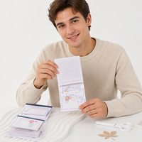 Meilleure vente Bloc-notes en papier avec impression blanche personnalisée avec logo
