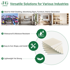 Jianguan çin ucuz siyah fabrika PVC Forex levha Celuka Pvc köpük panel levha kabine için - Product Image 2