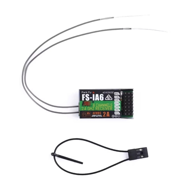 ZYSY )FlySky FS-iA6 2.4G 6CH AFHDS Receiver For 10 6 GT2E 2F 2G Transmitter RC Model