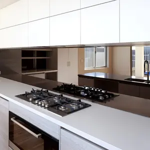 6 mét Tempered grey gương cho nhà bếp <span class=keywords><strong>splashbacks</strong></span> với AS/NZS 2208, en12150 và SGCC - Product Image 1