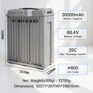 แบตเตอรี่โดรน Herewin 18s 30000mAh 68.4V แบตเตอรี่ลิเธียมโพลิเมอร์แบบชาร์จได้ 4.2V ความจุขนาดใหญ่ สำหรับโดรนอัจฉริยะ AI 18S - Product Image 5