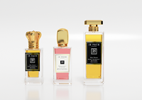 Unique 30ml 50ml 100ml personnalisé vide luxe vintage cosmétique brumisateur vaporisateur bouteille de parfum élégant en verre