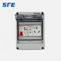 Boîtier de distribution extérieur étanche à montage en surface avec disjoncteur, protection contre les fuites et la charge pour station de recharge de véhicules électriques