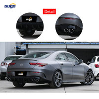 Nuevo Kit de Carrocería GUGO para MERCEDES-BENZ Clase CLA W118 2020-2023, Parachoques Delantero/Trasero, Actualización CLA 45 AMG, Ajuste Universal, Cromado ABS