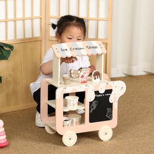 2026 Mainan Baru: Set Permainan Simulasi Gerobak Es Krim Pink untuk Anak Perempuan, Permainan Edukatif Berpura-pura Dapur untuk Anak-anak. - Product Image 2