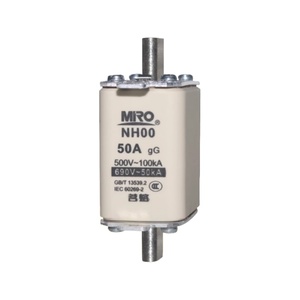 ฟิวส์เซรามิกแบบความร้อนคุณภาพสูง 63A 80A 100A 160A 690V 63NH00B-690 100NH00B-690 160NH00B-690 <span class=keywords><strong>NH</strong></span> FUSE - Product Image 1
