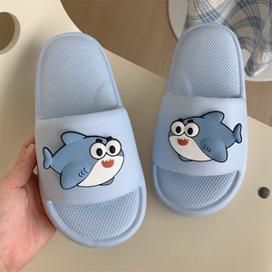 XIXIXITIAO pantoufles pour femmes <span class=keywords><strong>sandales</strong></span> à motifs de requins pour filles <span class=keywords><strong>sandales</strong></span> à semelle éponge épaisse pour la maison - Product Image 2