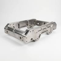 Châssis de robot en aluminium usiné CNC sur mesure, boîtier de précision, usinage 4 axes, pièce d'automatisation industrielle OEM
