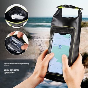 Sac étanche en PVC 500D avec bandoulière, sac à dos étanche pour téléphone à écran <span class=keywords><strong>tactile</strong></span>, pochette pour téléphone 2L, vente en gros - Product Image 6