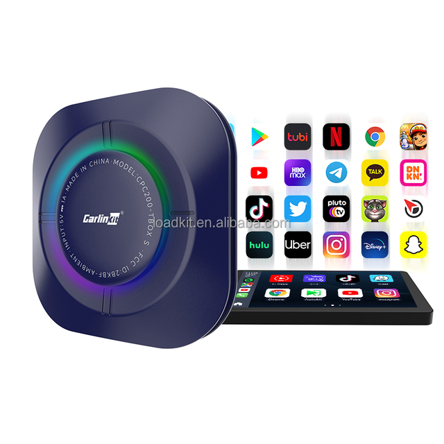 Factory Sale carlinkit Car Carplay Tbox 8gb 128gb Streaming Box Car Play Ai Box Android 13 14 Tv Adapter Wireless Youtub Auto