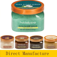 Gommage Corporel Éclaircissant en Gros Sous Marque Blanche à base de Beurre de Karité Minéral, Sucre, Sel de la Mer Morte, Lait de Coco, Miel et Huile d'Émeu en Particules